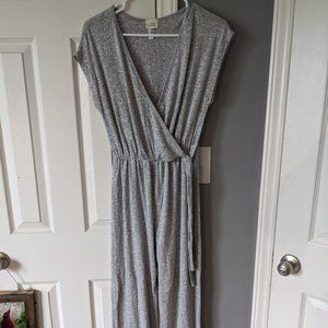 Grey Tie Romper Size M